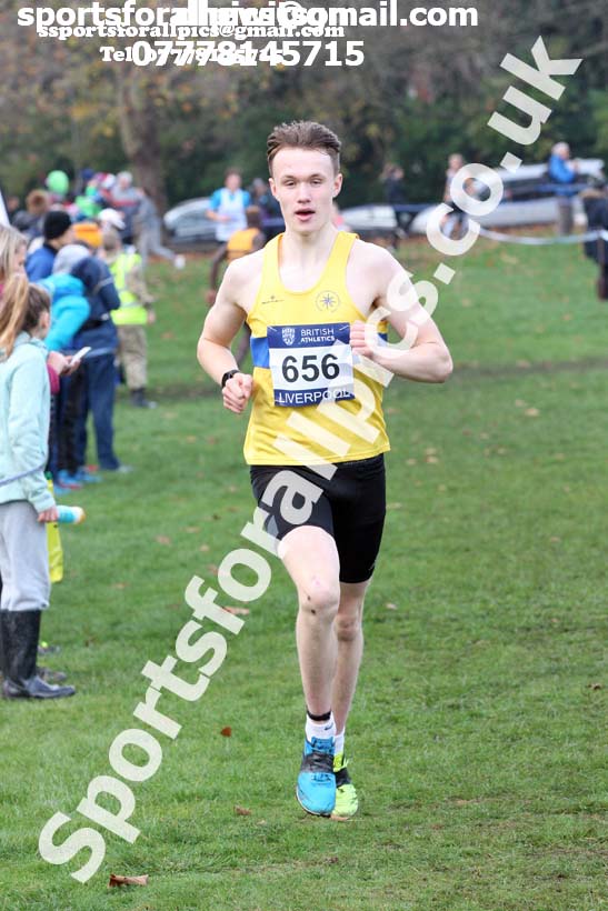 Mens under-17 British Athletics Liverpool Cross Challenge, Sefton Park, Liverpool. Photo:  David T. Hewitson/Sports for All Pics